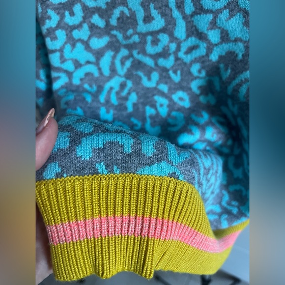 Funky Animal Print Sweater Free People - Picture 2 of 3